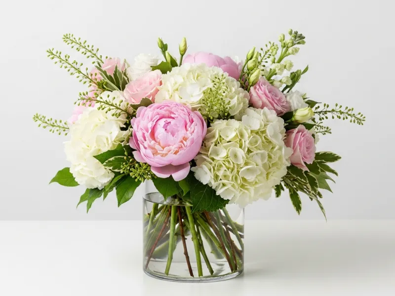 Crystal Clear - Premium Anniversary & Just Because & Mother's Day & Thank You flower arrangement | Gemma Flowers delivery