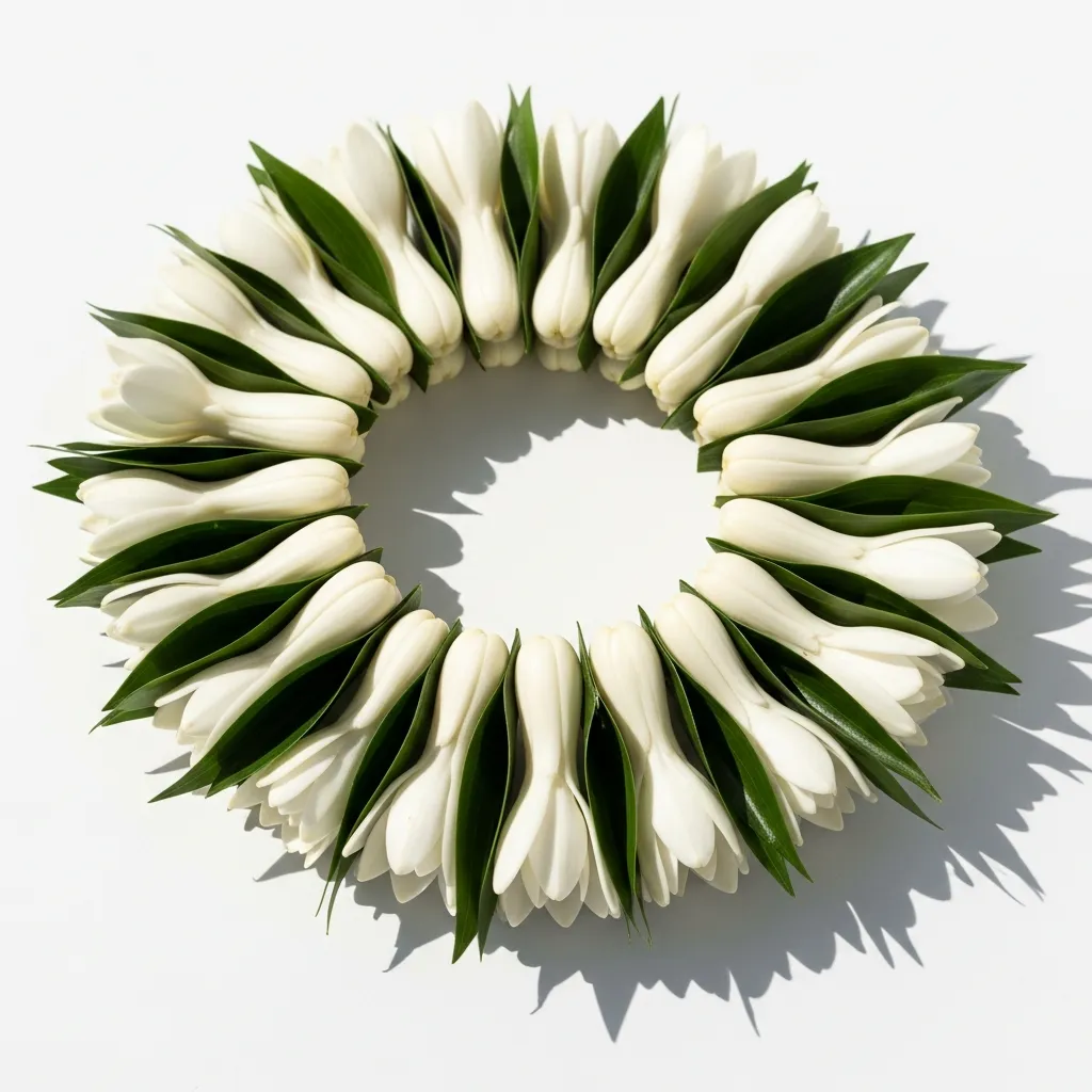 Tuberose Lei - Premium Lei & Birthday & Congratulations & Just Because flower arrangement | Gemma Flowers delivery