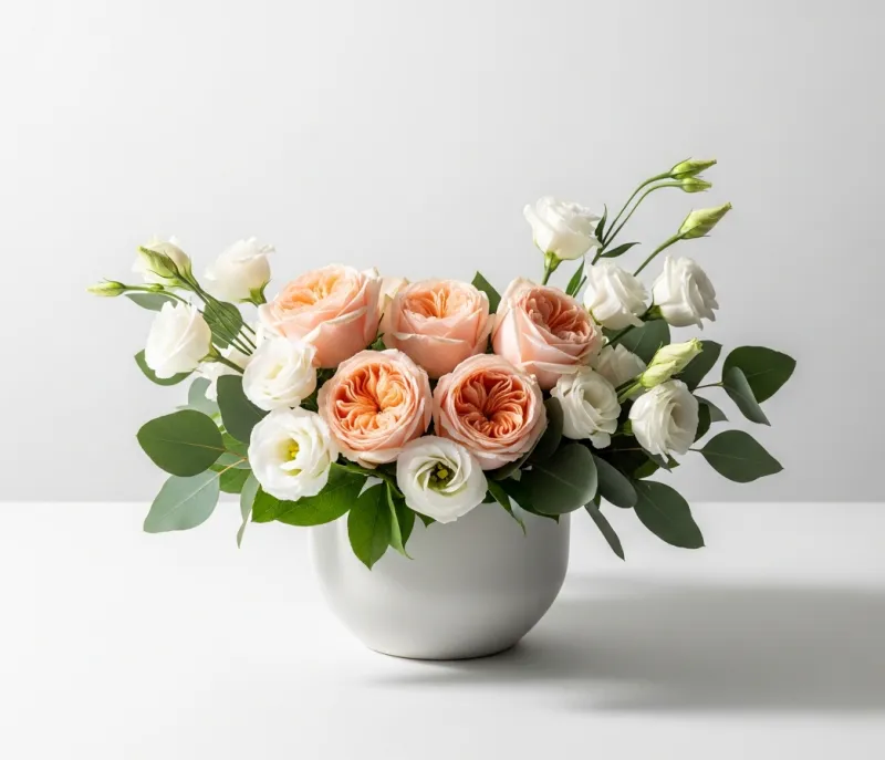 Pure Elegance - Premium Anniversary & Romance & Sympathy & Valentine's Day flower arrangement | Gemma Flowers delivery