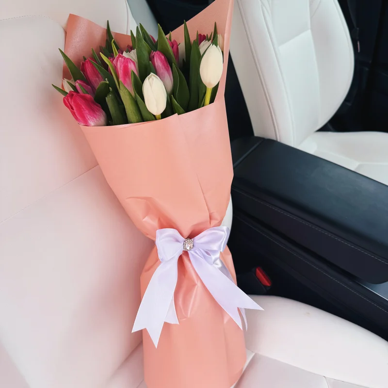 Spring Tulip Blush - Premium Birthday & Thank You & Just Because & Mother's Day & Get Well flower arrangement | Gemma Flowers delivery
