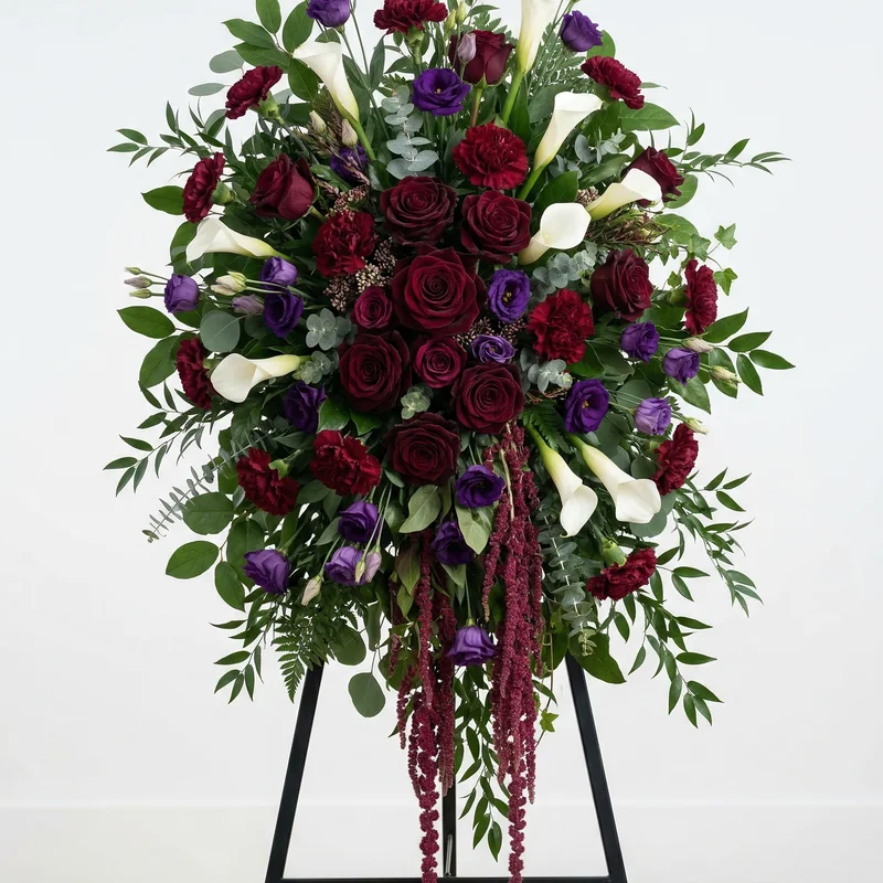 Eternal Tribute Standing Spray - Premium Sympathy flower arrangement | Gemma Flowers delivery